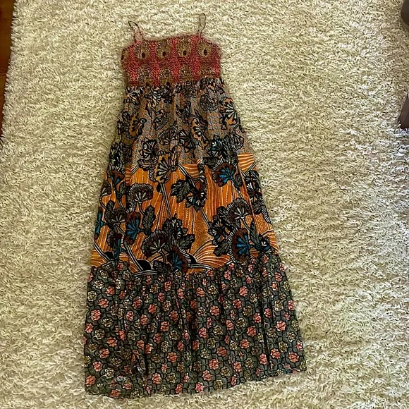 Floral Multicolor Maxi Dress - Picture 3 of 4